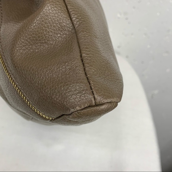 Onna Ehrlich Taupe Tassel Leather Shoulder Bag - Picture 8 of 16